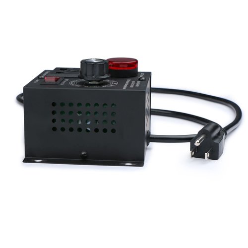 Variable Speed Controller SCR Voltage Controller Fit for Router Fan Electric Motor Rheostat AC 120V 220V/ 15A/ 4000W Max