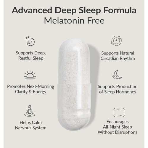 BIOptimizers Sleep Breakthrough Capsules - Natural Support Supplement | Calming Relief Aid for Adults | Non-Habit Forming | 60 Capsules