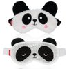 my novel things Cooling Eye Mask and Plush Sleep Mask for Girl Woman 2PCS, Cute Animal Sleeping Mask Soft Blindfold Cold Warm Eye Compress Gifting for Home Spa, Office, Morning Refreshment, Travel