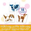 The Learning Journey: My First Match It - Head and Tails - 15 Piece Self-Correcting Animal Matching Puzzles - Learning Toys for Toddlers 1-3 - Award Winning Toys
