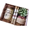 Unique Gift Box for Sister, Eco friendly Sustainable Spa Gift Box, Gift Baskets for Women, Relaxation Spa Kit Handmade Spa Gift Basket for Birthday Gifts, Handmade in USA