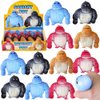 20 Pack Mini Monkey Stress Balls, Squishy Monkey Decompress and Squeeze Stress Toy, Squishy Fidget Toys Gorilla Toy Stress Relief Toy Autism Sensory Toys for Kids Party Favors