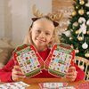 Funrous Christmas Bingo Game Ugly Sweater Merry Christmas Party Bingo Game Card Ugly Sweater Bingo Paper Card for Families Adults Family Activities Party Supplies, 24 Players