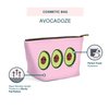 Studio Oh! Cosmetic Bag for Makeup & Toiletries Avocadoze - Fully Lined, Spacious Size: 8.25" W x 5.5" H x 2.75" D Clutch Pouch with Full Zip Closure