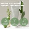 HYGGEE Soft Reset Green Cleansing Foam - Gentle Face Wash with Tea Tree Extract - Ultra Micro Bubbles Mild Facial Cleanser for Sensitive Skin- Soothes & Moisturizes Irritated Skin, 5.07oz.