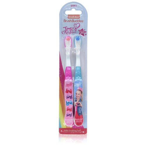 JoJo Siwa Manual Toothbrush, 2 Count (Pack of 1)
