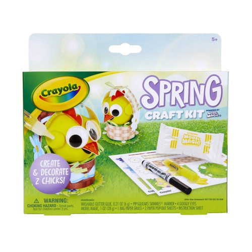 Crayola Model Magic Spring Craft Kit, Bunny, Multicolor