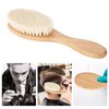 Hair Cleaning Brush, Shine and Texture, Hair Brush for Women Men, Soft Brush with Wood Handle for Thin and Fine Hair, Improve Growth
