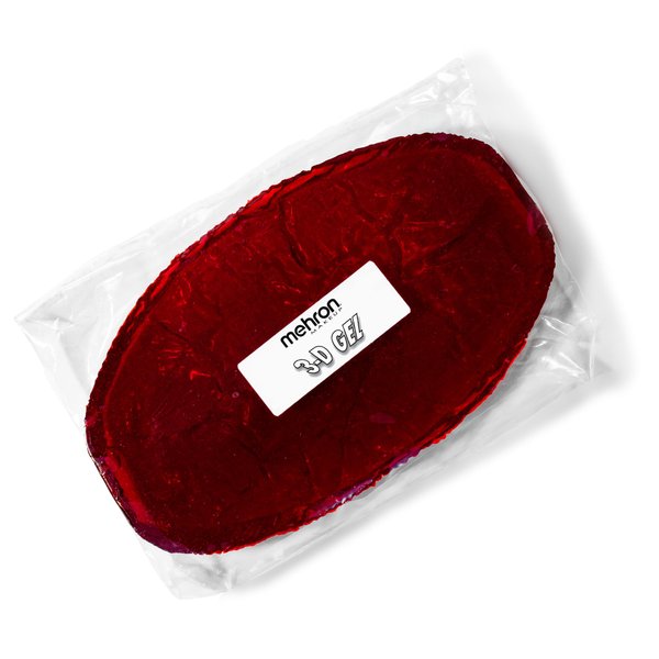 Mehron Makeup 3-D Gel | Gelatin Special Effects Makeup | Halloween FX Makeup & Scarring Gel | Fake Skin for Stage, Screen, Theater, Cosplay, and Halloween (8 oz) (Blood Red)