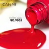 CANNI Red Gel Nail Polish, 1Pcs Red Gel Polish Red Color Nail Polish Gel High Gloss Soak Off U V Gel Nail French Nail Manicure Salon DIY