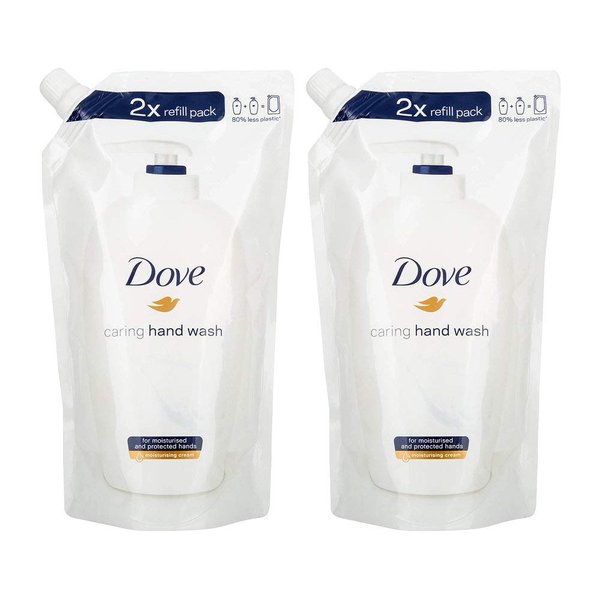 Dove Beauty Cream Hand Wash Refill - 16.9 Fl Oz / 500 mL x 2 Pack