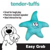 SmartPetLove Tender-Tuffs Easy Grab - Small Squeaky Soft Plush Starfish Dog Toy - Great for Puppies and Adult Dogs
