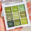 MAEPEOR Olive Green Eyeshadow Palette 9 Colors Stunning Matte Glitter Eyeshadow Palette Longlasting Waterproof Shimmer Eye Shadow for Girls and Women (Set 5, Olive Green)