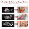 Kapopi Henna Tattoo Stencil Kit, Henna sexy temporary tattoo stickers For Women, girls and teenagers，Body Art Painting (Henna Tattoo Kit A)