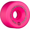 Rollerbones Team Logo Recreational Roller Skate Wheels (Set of 8), Pink, 62mm