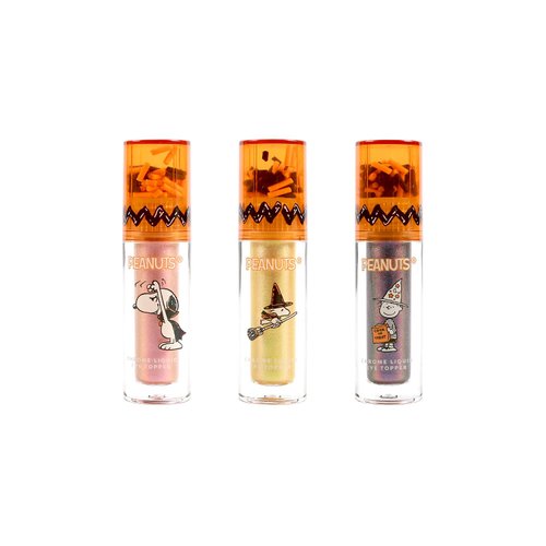Profusion Cosmetics Peanuts Halloween Magical Wizard Chrome Liquid Topper Set, 3 PC Multi-Dimensional Glitter Eyeshadow Makeup for Intense Color Shift