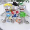 Dyharnsty 3Pcs Plants vs Zombies Plush Toys Zombie Sets,PVZ Stuffed Figure Doll for Children, Great Gifts for Kids and Fans