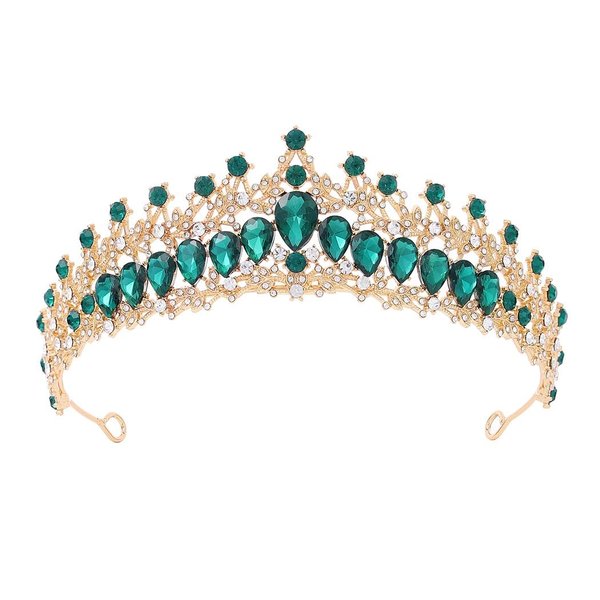 Woeoe Crystal Women Wedding Crowns Rhinestone Queen Tiara and Crown Bridal Princess Tiara Headband Costume Birthday Party Hair Accessories