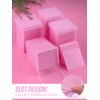800 PCS Lint Free Nail Wipes, Eyelash Extension Glue Wipes, Lash Glue Cleaning Pads, Adhesive Wipes, Nail Polish Remover Wipes for Lash Extension Supplies (Pink)