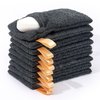 9-Packs Soap Pocket Exfoliating Soap Saver Pouch, Body Scrubber Rough Sponge Exfoliator for Bath or Shower, Gray Mesh Bar Soap Foam Lather Pouch