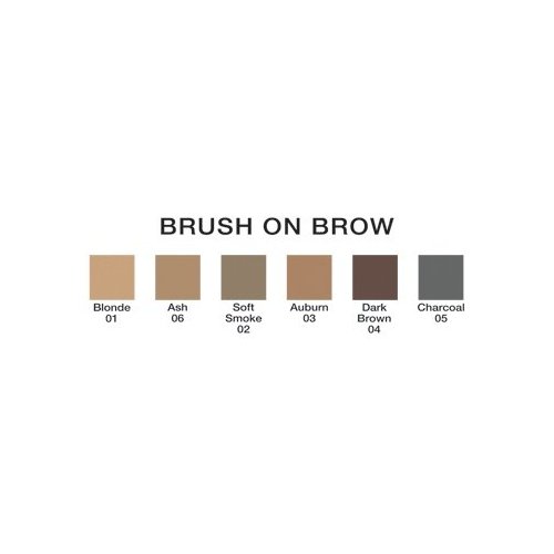 Jolie Brush on Brow Pressed Eye Brow Powder (Dark Brown)