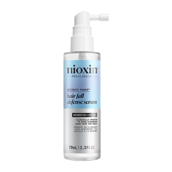 Nioxin Hair Fall Defense Intensive Daily Leave-In Hair Treatment | With Caffeine, Lauric Acid, Niacinamide and Sandalore | For Thicker and Stronger Hair | 2.3 Fl oz.