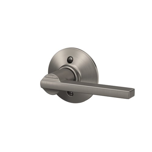 Schlage F170 LAT 619 Latitude Door Lever, One Sided Non-Turning Dummy Door Handle, Satin Nickel