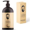 Barbology LONDON 2-in-1 Beard and Face Moisturizer with Jojoba Oil, Argan Oil, and Avocado Oil, Conditions Dry, Itchy and Coarse Facial Hair, 10oz Pump Bottle