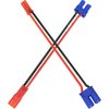 2Pairs ShareGoo EC2 to JST Plug Male Female Adapter with 10CM 20AWG Cable Wire for RC FPV Drone Car Lipo NiMH Battery Charger ESC