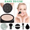 Mushroom Head Air Cushion CC Cream BB Cream Cushion Foundation Moisturizing Full Coverage Foundation Concealer Lasting Foundation Makeup Even Makeup Base Primer（Ivory）