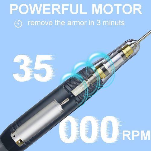 Professional Nail Drill ,Lumcrissy Portable Rechargeable 35000 RPM Electric Nail File E-File ,Acrylic Nail Tools ,Polishing,Nail Removing