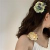 3 Pcs Flower Hair Barettes Brooch Nonslip Hair Pins Hair Accessories for Women Girls #05