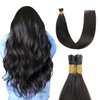 Sunya I Tip Hair Extensions Human Hair 22 Inch Itip Hair Extensions Human Hair Natural Black Itip Hair Extensions Real Itip Human Hair Extensions 50g/50Strands