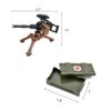 ZHX Weapon Pack Military Weapon Accessories Army Guns Simulate Battle Building Blocks Brick Toys for Kids