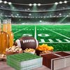 100 PCS Football Cocktail Napkins Football Dinner Paper Napkins 3-Ply Disposable Football Field Party Napkins for Game Day Sports Football Theme Birthday Party Supplies，5 x 5 Inch