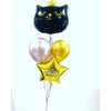 Giant Cat Balloons 22 Inch Adorable Black Crown Kitty White Cat Balloons for Kitten Pet Cat Theme Birthday Party Decorations