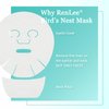 RenLee® Bird’s Nest Collagen Face and Neck Sheet Mask, regenerate elasticity, reduce wrinkles, moisturize, improves skin radiance, suitable for normal and dry skin 40 years of age or above -10pcs