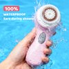 Clarisonic Mia 2 Electric Face Cleansing Brush with 2 Brush Heads, Sonic Facial Brush for Deep Cleaning & Exfoliation, Waterproof Rechargeable (Pink)