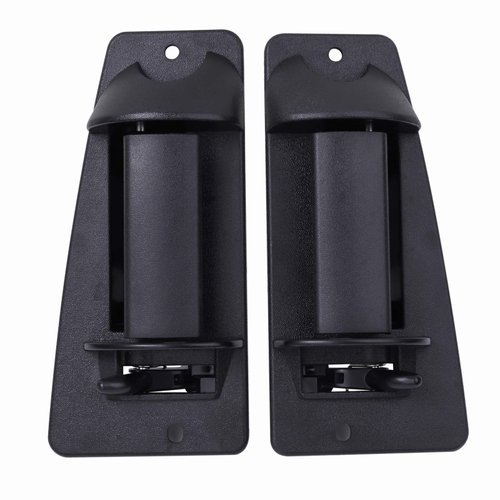 LCWRGS Extended Cab Door Handle Exterior Rear Driver & Passenger Side Replacement for Chevy Silverado & GMC Sierra 1999 2000 2001 2002 2003 2004 2005 2006 2007, 15758172 15758171