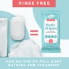 Body Wipes (5 Packs) 50 XL Shower for Adults Bathing, Traveling, Camping, Gym, Car, Adult Elderly, Bedridden Bath - Disposable Washcloths No Rinse