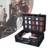 Professional Barber Suitcase with Code Lock, Hairdresser's Tool Box Barber Supplies 15.74 * 12.2 * 6.3in