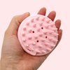 GASHINA STORY Hair Brush, My Melody and Kuromi Soft Silicone Scalp Massager for Hair Growth, Head Massager, Hair Care and Styling Tool for Men, Women, and Kids, Pink
