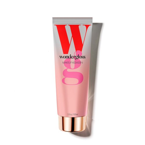 Wondergloss Makeup Assassin Moisturizing Makeup Removing Balm - Vegan, Cruelty-Free, Paraben Free, Cleansing Eye Makeup Remover - Light Natural Rose Scent, 3.3 Ounces
