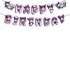 MUSNOW 42pcs Kuromis Party Decoration Pack Includes，Banner，Cake Topper，Blackdrop,Balloons for Girl Kuromis party supplies