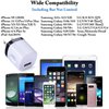Wall Plug USB 10 Pack, iPhone Charging Block,1A 5V One USB Power Adapter Charge Plug Cube Block Box for iPhone 15 14 13 12 11 Xs XR X 8, Galaxy S21 S20 S10e S9 S8 A71 Note20, LG G8 G6, Google Pixel