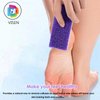 2 in 1 Pumice Stone for Feet,6 Pack Foot Scrubber & Callus Remover, Stone Scrubber for Hard Skin,Foot Pumice,Dead Skin Remover for Feet, Heels, Hands and Body (Purple)