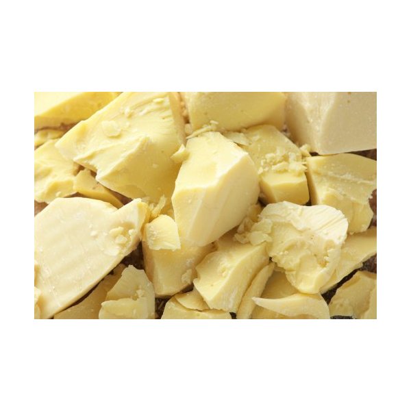 Cocoa (Cacao Butter) Butter, Pure, Raw, Unprocessed. Incredible Quality and Scent. Use for Lotion, Cream, Lip Balm or Body Butter. NON-GMO, Vegan - 1 lb By SaaQin®