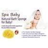Spa Baby Absorbent Natural Bath Sponge Spa Destinations. Ultra Soft Premium Sea Wool Sponge, Biodegradable, Bath Accessories Baby and Kids, Infant Bath. Two (2) Pack 3-4 inch for Moms