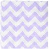 Party Perfect Disposable Chevron Print Luncheon Napkins Tableware, 16 Pieces, Made from Paper, Lavender by Amscan