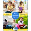 TEKFUN 3 Pack LCD Writing Tablet for Kids, 8.5 Inch Blue+Pink+Purple Doodle Board Drawing Board Reusable Drawing Tablet with Lanyard, Educational Kids